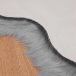 vidaXL Tapis en fausse Tafalla Gris 80 x 120 cm Polyester
