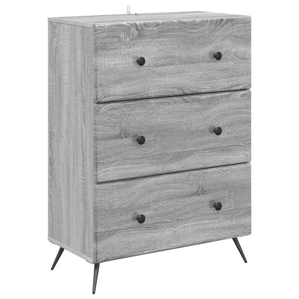 vidaXL Armoire à tiroirs 66 x 34 5 x 90 cm Bois d'ingénierie