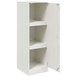 vidaXL Buffet blanc 34 5x39x107 cm acier