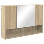 vidaXL Ensemble de mobilier de salle de bain 2 Pièces Chêne sonoma