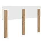 vidaXL Tête de lit Chêne artisanal 140 cm Bois d'ingénierie