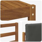 vidaXL Ensemble de canapés d'extérieur 10 pc Naturel et Anthracite