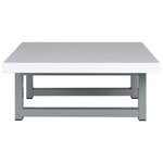 vidaXL Meuble de salle de bain en deux pièces Céramique Blanc