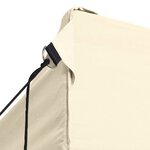 vidaXL Tente de fête 280 x 410 x 315 cm Crème Tissu Oxford