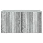 vidaXL Meuble TV mural 59 5 x 31 x 30 cm Sonoma gris Bois d'ingénierie