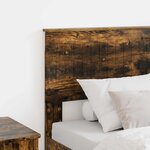 vidaXL Tête de lit Chêne fumé 80 cm Bois d'ingénierie