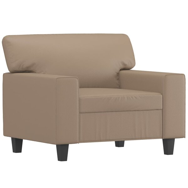 vidaXL Fauteuil Cappuccino 60 cm Similicuir