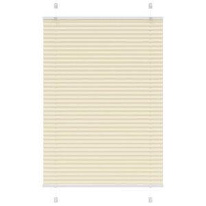 vidaXL Store plissé crème 85x150 cm largeur du tissu 84 4 cm polyester