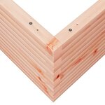 vidaXL Jardinière 100x100x46 cm bois massif de douglas