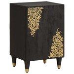 vidaXL Ensemble de Meubles de Salle de Bain avec tiroir 5 Pièces Noir