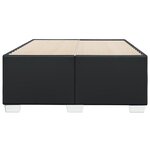 vidaXL Cadre de lit sans matelas noir 120x200 cm similicuir