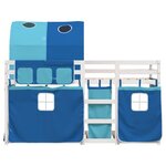 vidaXL Lit superposé sans matelas 90x190 cm bois de pin massif