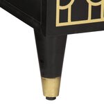 vidaXL Meuble TV 80x31x46 cm bois massif de manguier