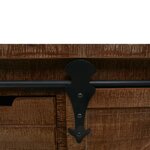 vidaXL Armoire de rangement Bois de sapin massif 64x33 5x75 cm Marron