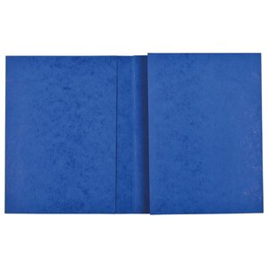 Protège Cahier 'Ecolier' 18 x 22 cm Carte Lustrée 2 grands Rabats Bleu COUTAL