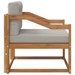 vidaXL Sofa de milieu extérieur Naturel