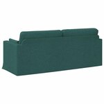 vidaXL Canapé Vert foncé 198 x 78 x 80 cm tissu