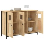 vidaXL Buffet chêne sonoma 100x35x70 cm bois d'ingénierie
