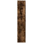 vidaXL Buffet haut chêne fumé 70x35x180 cm bois d'ingénierie