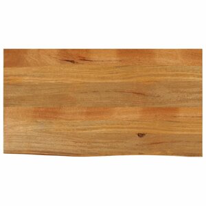 vidaXL Dessus de table à bord vivant 120x60x2 5cm bois massif manguier