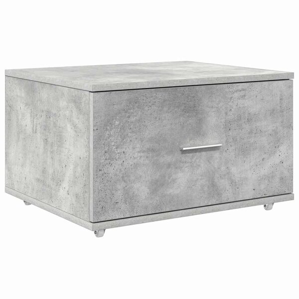 vidaXL Armoire à tiroirs Gris 55 x 45 x 33 5 cm Bois d'ingénierie