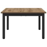 vidaXL Table basse Chêne artisan 60 x 60 x 36 cm Bois d'ingénierie