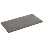 vidaXL Tête de lit murale 12 Pièces Gris clair Velours