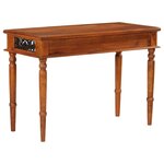 vidaXL Bureau avec tiroir 110x50x76 cm bois d'acacia solide