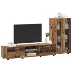 vidaXL Ensemble meuble TV FLORIN Bois ancien Bois d'ingénierie