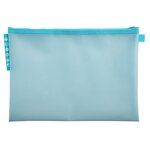 Pochette À Fermeture Éclair En Plastique Souple Chromaline Pastel - A4 - Couleurs Assorties - X 12 - Exacompta