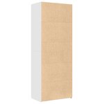 vidaXL Buffet haut blanc 70x42 5x185 cm bois d'ingénierie
