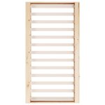 vidaXL Cadre de lit 120x190 cm Petit double Bois massif