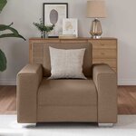 vidaXL Canapé Marron 100 x 77 x 82 cm tissu