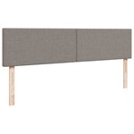 VidaXL Cadre de lit ottoman avec matelas taupe 160x200 cm tissu
