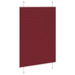 vidaXL Store plissé rouge bordeaux 85x150 cm largeur du tissu 84 4 cm