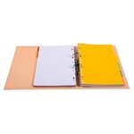 Classeur à levier PVC A4 D50mm PremTouch saumon x 10 EXACOMPTA