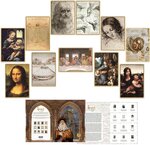 Pièce de monnaie en Or 1 Dollar g 0.062 (1/500 oz) Millésime 2023 Vincent Masterpieces DA VINCI MASTERPIECES