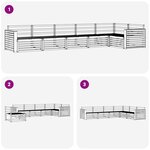 vidaXL Ensemble de canapés d'extérieur 6 pc Naturel