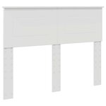 vidaXL Lit de Rangement Blanc 135 x 190 cm Bois d'ingénierie