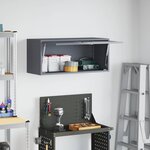 vidaXL Armoire murale pour garage Anthracite 80 x 33 x 35 cm