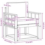 vidaXL 2 Pièce Ensemble de canapés d'extérieur Polyester