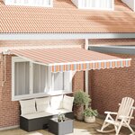 vidaXL Auvent Rétroactif Multicolore 350x250 cm
