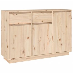 vidaXL Buffet 110x34x75 cm bois massif de pin