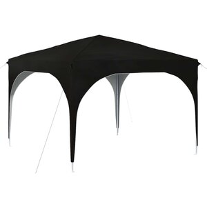 vidaXL Tente de fête pop-up 290 x 290 x 245 cm Noir