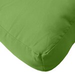 vidaXL Coussins de palette lot de 3 vert mélangé tissu