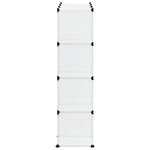 vidaXL Cubes de rangement 12 Pièces Transparent PP