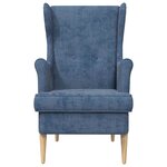 vidaXL Fauteuil Bleu ARES