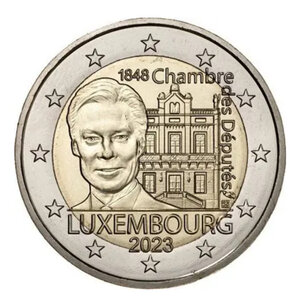 2 euros commémorative Luxembourg 2023 - Chambre des députés.