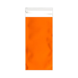 Lot de 100 sachet alu mat orange 220x110 mm (dl)
