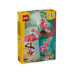 LEGO Creator 3-en-1 - Animaux sauvages : Flamant rose (31170) - Un univers de construction créatif